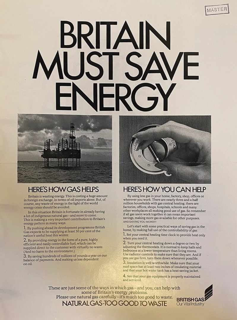 Must save energy